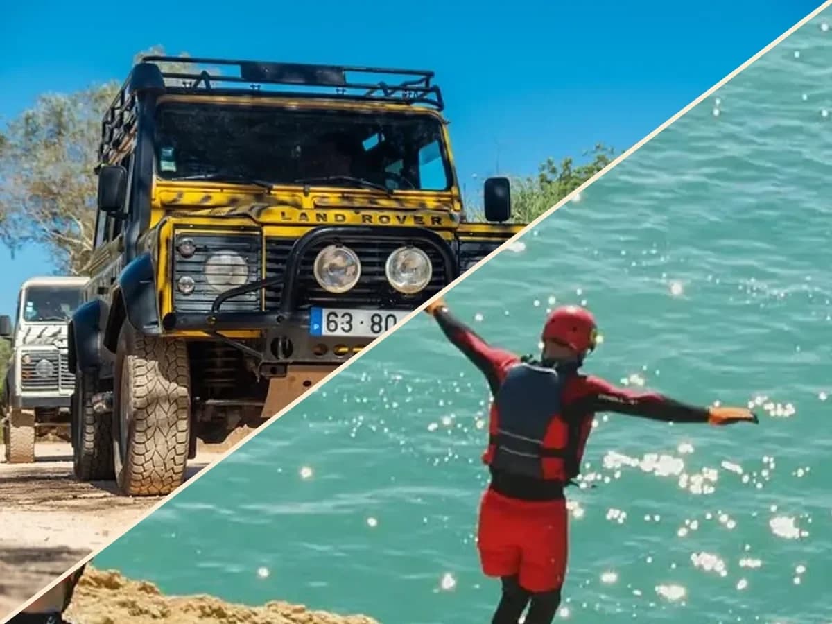 Albufeira: Algarve Safari + Coasteering